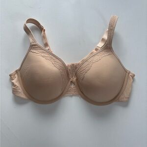 Women's Catherines Lace Accent Nude Bra Size 40C